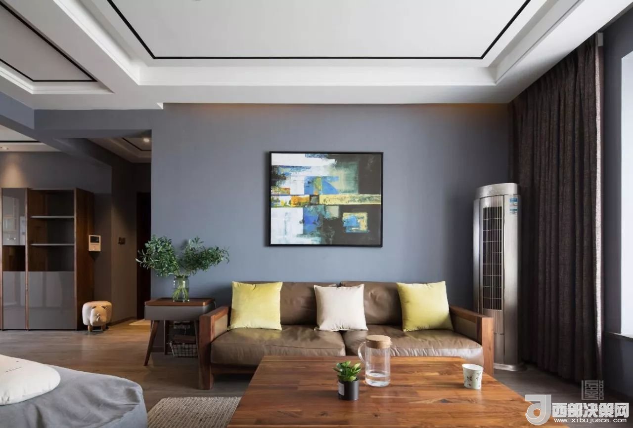 沙發(fā)背景墻選對(duì)裝飾畫，才能美了整個(gè)客廳空間！