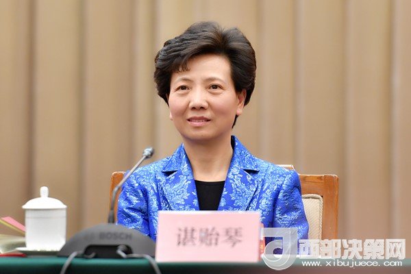 全國(guó)人大代表、貴州省委副書(shū)記、省長(zhǎng)諶貽琴發(fā)言