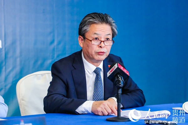 中國-東盟中心秘書長陳德海。吳少飛 攝