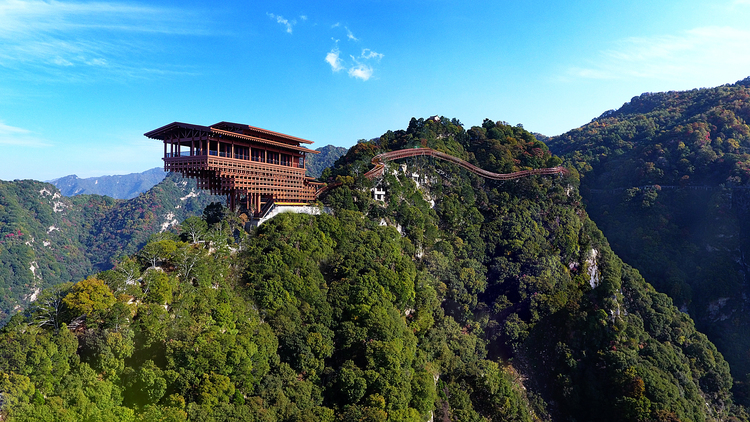 【云游渭南】待到春暖花開(kāi)之時(shí)，我們相約草長(zhǎng)鶯飛的少華山！_fororder_龍首閣 (2)