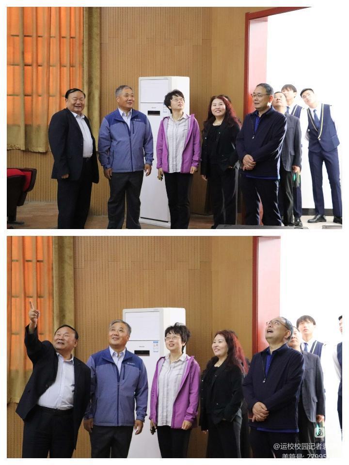 中國(guó)民航大學(xué)專(zhuān)家蒞臨華山國(guó)際教育集團(tuán)渭南軌道運(yùn)校參觀指導(dǎo)