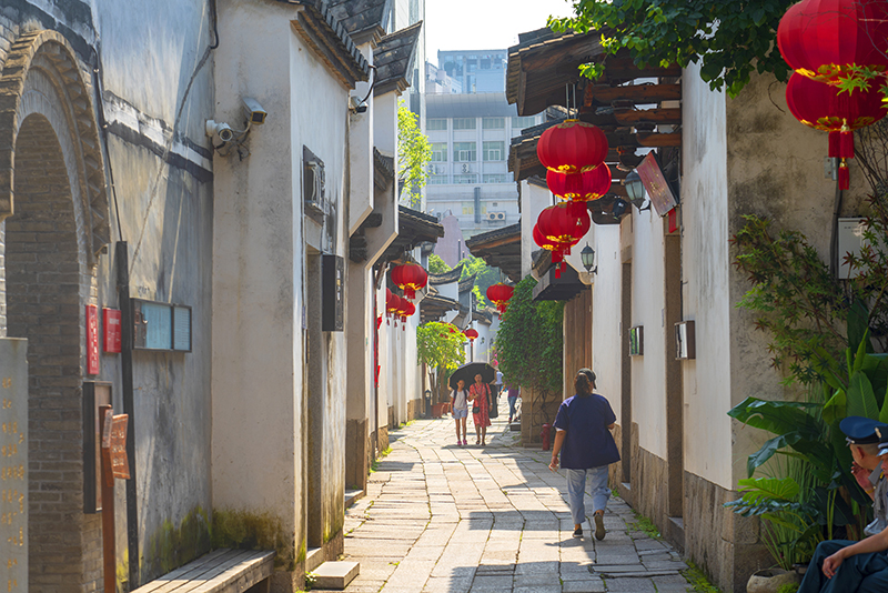 2019年6月28日，福州，三坊七巷風光。